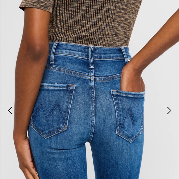 MOTHER Blue Flare & Wide Leg Jeans - Picture 2 of 15